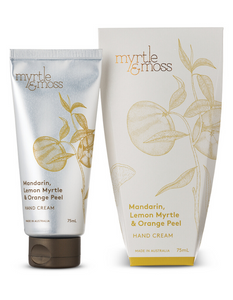 Myrtle & Moss - Hand Cream: Mandarin, Lemon Myrtle & Orange Peel 75ml