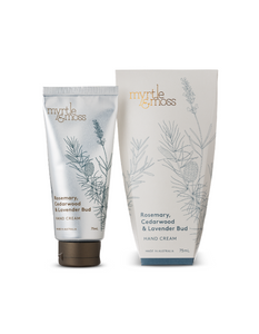 Myrtle & Moss - Hand Cream: Rosemary, Cedarwood & Lavender Bud 75ml