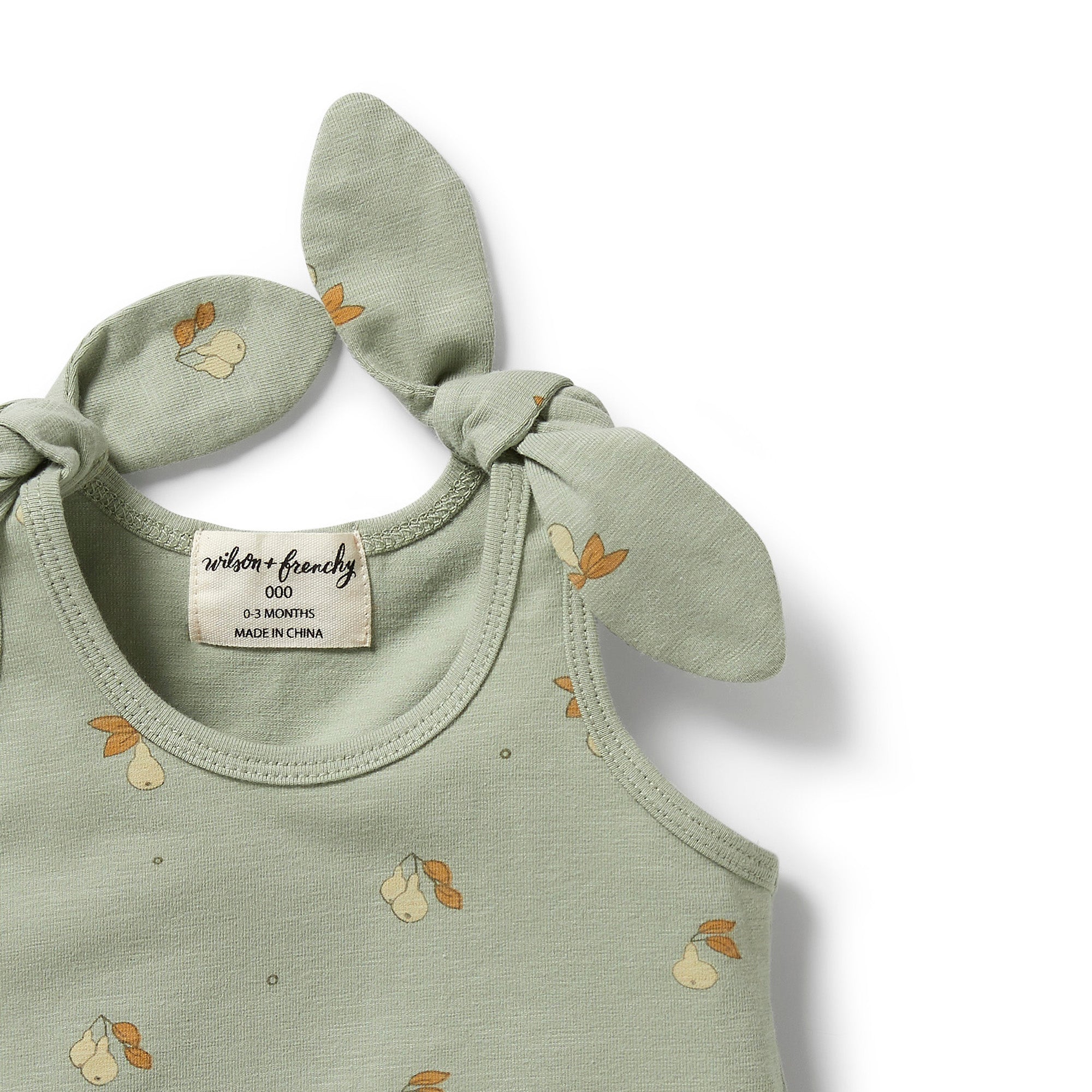 WILSON & FRENCHY Organic Tie Front Short LEAF
