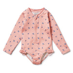 Load image into Gallery viewer, WILSON &amp; FRENCHY Little Flower Long Sleeve Swinsuit
