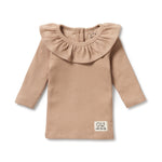 Load image into Gallery viewer, WILSON &amp; FRENCHY - Fawn Organic Ruffle Top
