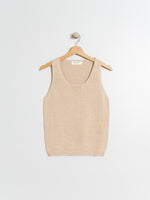 Load image into Gallery viewer, Indi &amp; Cold Knitted Singlet Beige
